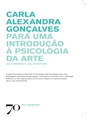 cover image of Para uma introdução à Psicologia da Arte